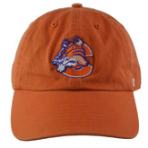 Clemson Tigers NCAA '47 Clean Up Throwback Logo Adjustable Orange Dad Hat